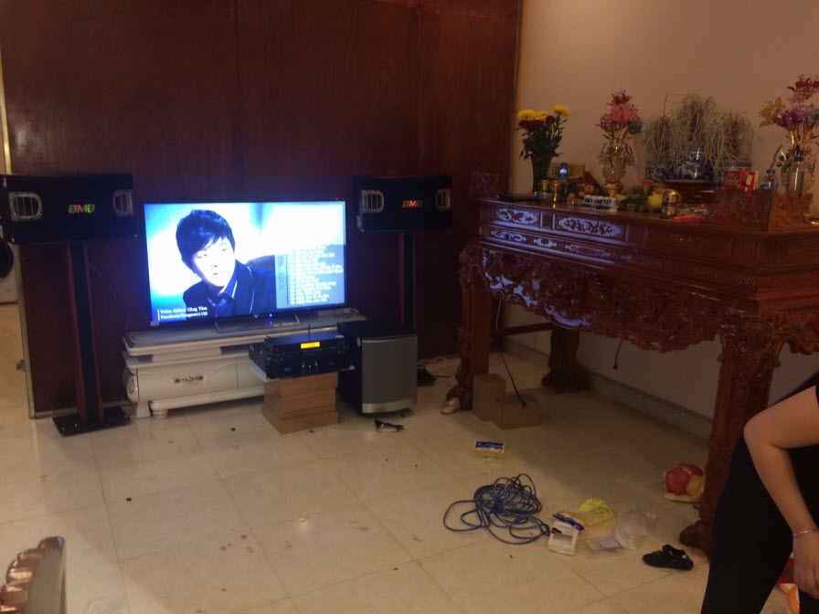 Lắp đặt dàn karaoke gia đình anh Khôi Yên Dũng Bắc Giang - 05 Lắp đặt dàn karaoke gia đình anh Khôi Yên Dũng Bắc Giang - 05