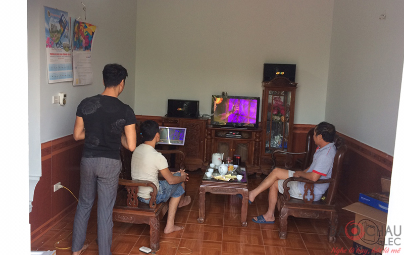 Lắp đặt dàn karaoke gia đình cho anh Tuệ tại Lục Nam Bắc Giang - pic 3