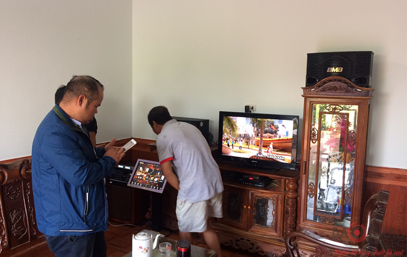 Lắp đặt dàn karaoke gia đình cho anh Tuệ tại Lục Nam Bắc Giang - pic 4