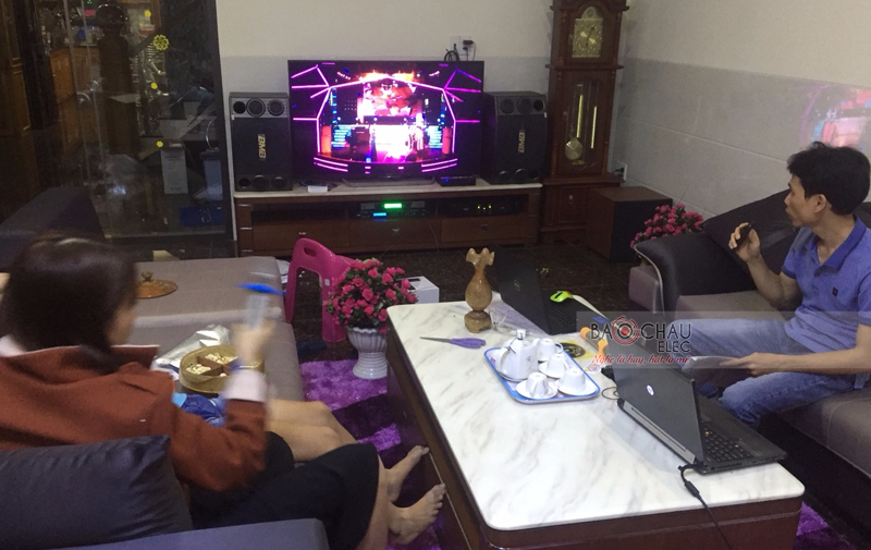 Lắp đặt dàn karoake gia đình anh Linh - Cẩm Lệ ĐN - 06