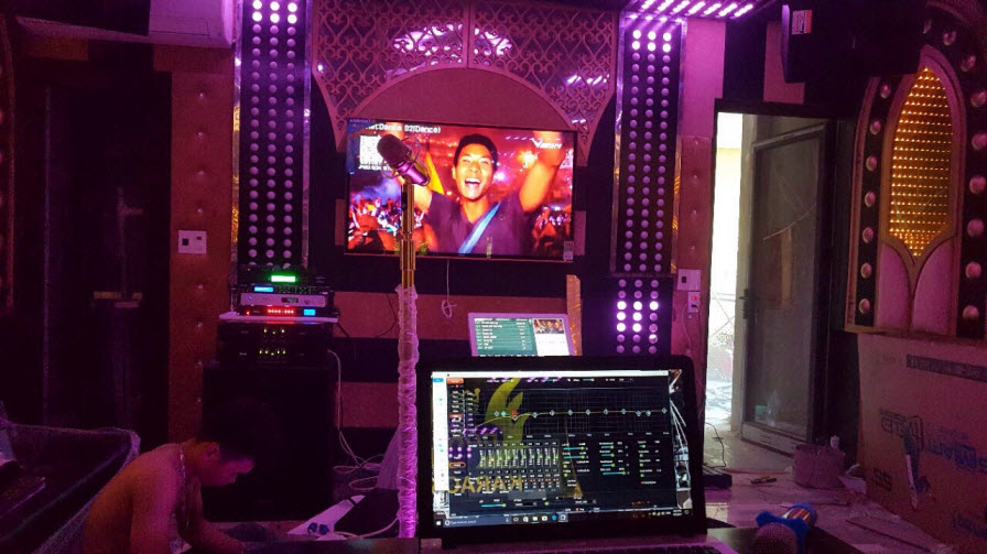 Lắp đặt hệ thống 10 phòng hát karaoke chuyên nghiệp Noke tại TPHCM 09