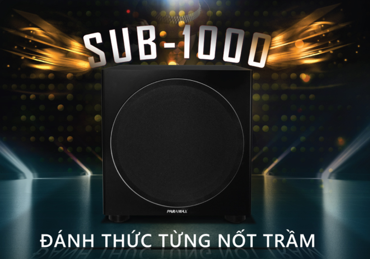 Loa Sub Paramax Sub-1000 tính năng 2 Loa Sub Paramax Sub-1000 tính năng 2