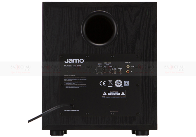 Loa sub Jamo J10 sub - mặt sau Loa sub Jamo J10 sub - mặt sau