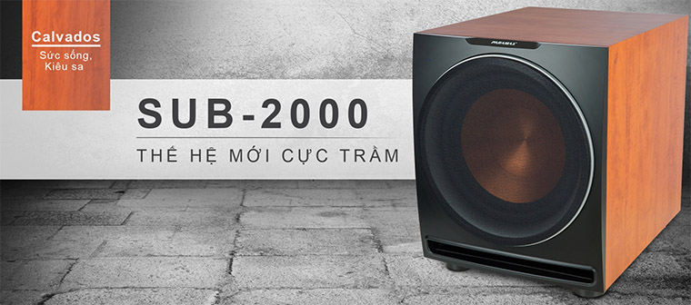 Siêu trầm Paramax Sub-2000 new Calvados thế hệ mới Siêu trầm Paramax Sub-2000 new Calvados thế hệ mới