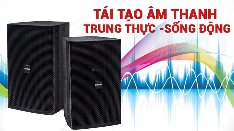 Tái tạo âm thanh sống động với loa Domus