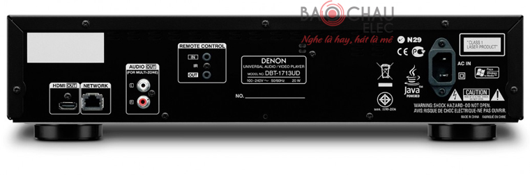 u Denon DBT-1713UD mặt sau u Denon DBT-1713UD mặt sau